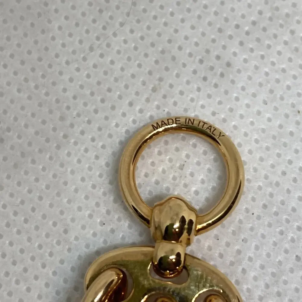 Hermès MORS ET JOUET Twilly Scarf Ring Charm Horse Bit Rose Gold Equestrian